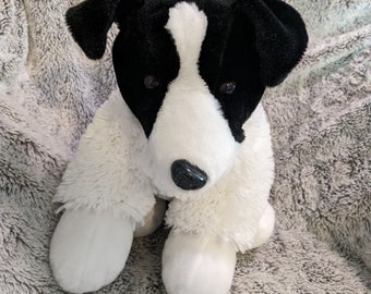 Weighted Border Collie Puppy Dog Plush for Anxiety, ADHD, Stress, Autism, Comfort Therapy Stuffed Animal