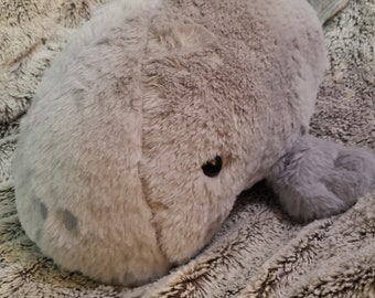 Weighted 1-5lbs Large Manatee Plush for Anxiety, ADHD, Stress, Autism, Comfort Therapy Stuffed Animal