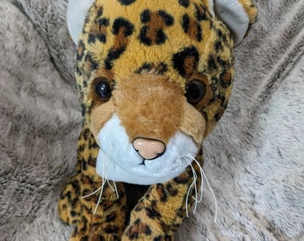 Weighted 1-4lbs Large Leopard Plush for Anxiety, ADHD, Stress, Autism, Comfort Therapy Stuffed Animal