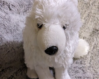 Weighted White Arctic Fox Plush for Anxiety, ADHD, Stress, Autism, Comfort Therapy Stuffed Animal