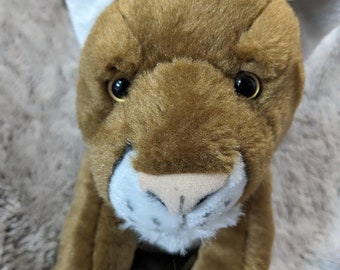 Weighted Cougar Mountain Lion Plush for Anxiety, ADHD, Stress, Autism, Comfort Therapy Stuffed Animal