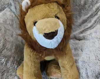 Weighted 1-5lbs Large Lion Plush for Anxiety, ADHD, Stress, Autism, Comfort Therapy Stuffed Animal