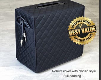 Fender Princeton Amp or Amp Reverb 1966 Combo cover -  Classic black cover full padding
