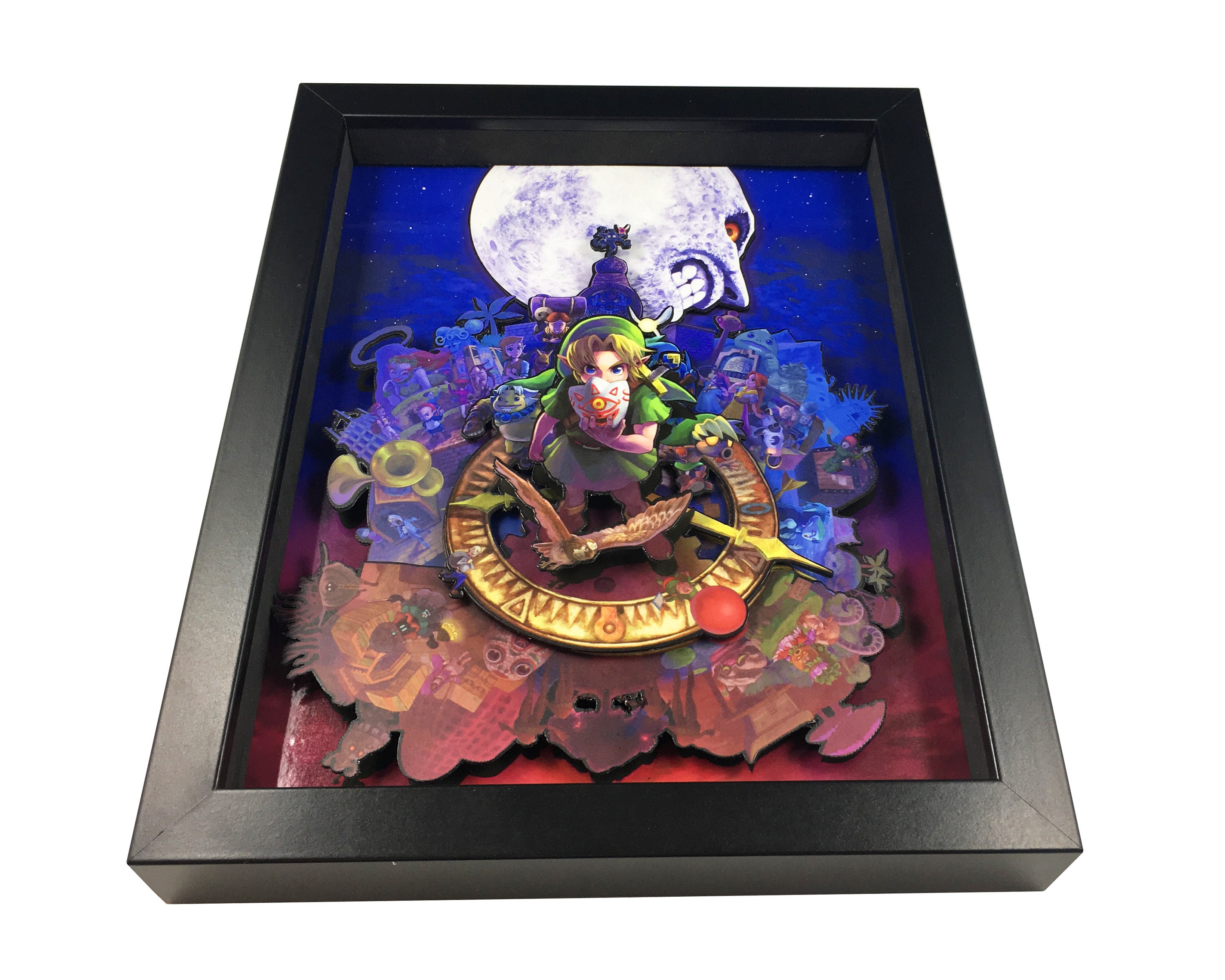 The Legend of Zelda: Ocarina Of Time 9in x 11in 3D Shadow Box