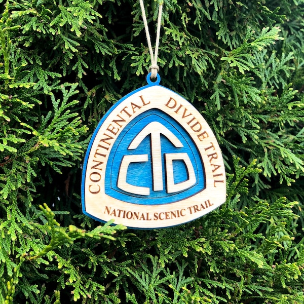 Continental Divide Trail Ornament - National Scenic Trail - CDT Emblem