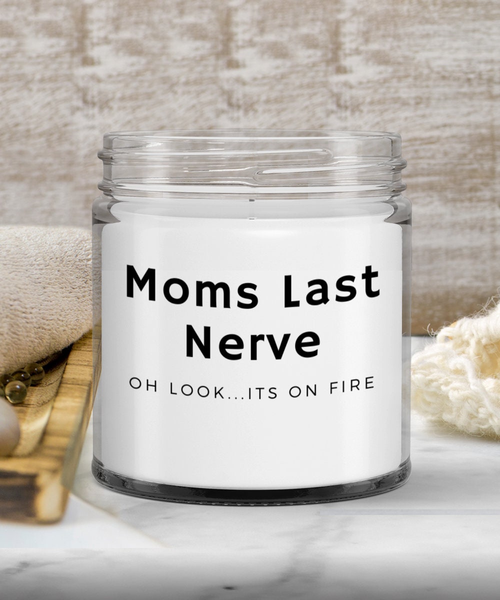 Funny Candle for Mom 9 inch Soy Vanilla Candle Houswarming Etsy