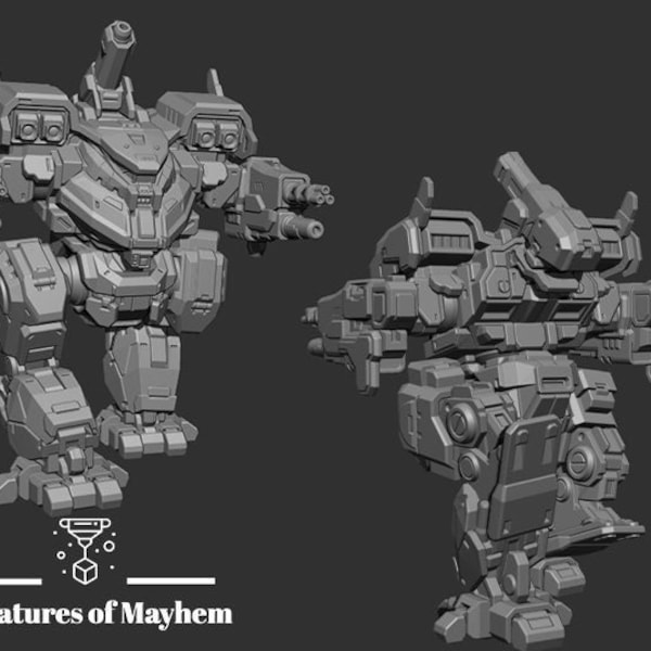 Walfisch MAZ Alt (Von PMW) - Alternative Battletech Mechwarrior Miniaturen