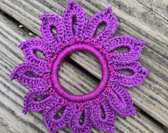 Sunflower Ponytail Holders