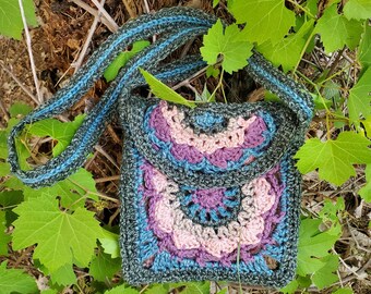 Digital Download Cottagecore Tawas Mandala Crossbody Bag Sleeve Crochet Pattern for Accessories