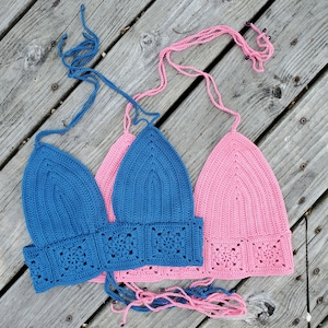Digital Download Meredith Boho Festival Top Bralette Crochet Pattern for Accessories