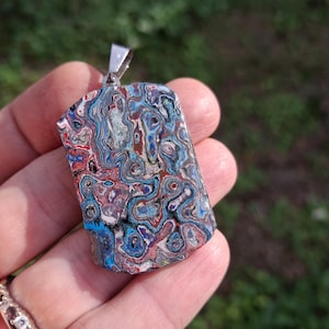 Graffiti style Dog Tag pendant. Unique wearable street art. Abstract design. gift idea. free shipping.