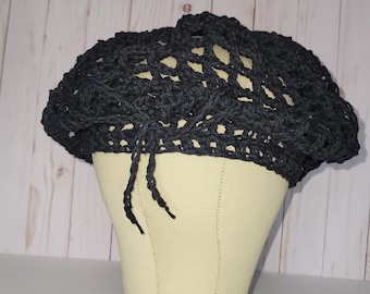 Crochet plopping bonnet