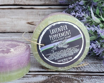 Lavender Luffa Foot Soap