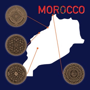 Manhole cover Coasters-Morocco