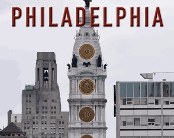 Philadelphia: Manhole Cover Coasters-Phever  Bell, Peco, Septa, KTCo. Uniique Gift! Hand-drawn and Handmade