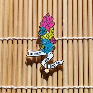 Rock Candy Pride Pin - Pansexual Pride