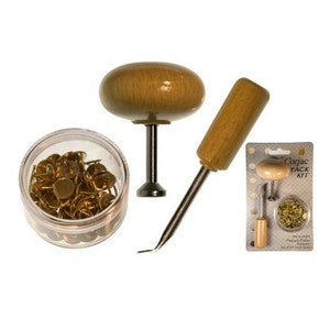 Kit Corjac Tack - tachinhas, removedor e empurrador magnético para barras de maca