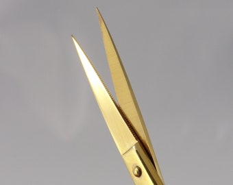 Serrated Blade Task Scissors for metallic threads