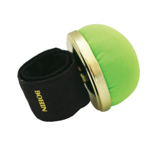 BOHIN Slap Wrist Pin Cushion Bracelet LIME GREEN Etsy