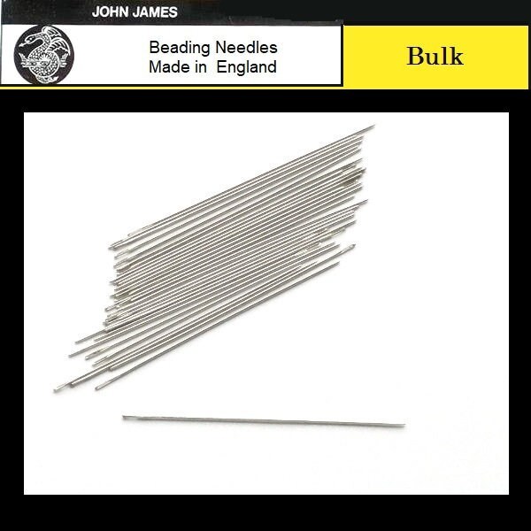 John James Sharps Hand Sewing Needles - Size 12 (Pack Of 25) For Beading & Fine Fabrics
