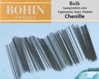 BULK Bohin CHENILLE Needles - Choose Quantity and Size