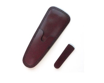 DISCONTINUED DOVO DUAL Leather Scissor Sheaths - Size Choice