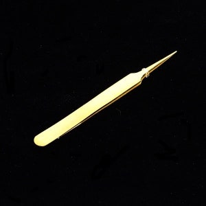 GOLD WORK TWEEZERS - Straight Tip