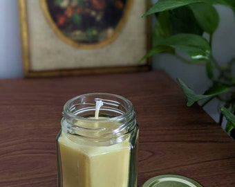 Bougie en cire d’abeille de 3 oz naturellement parfumée