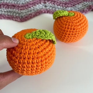 Mandarin Orange Tangerine Clementine Fruit Crochet