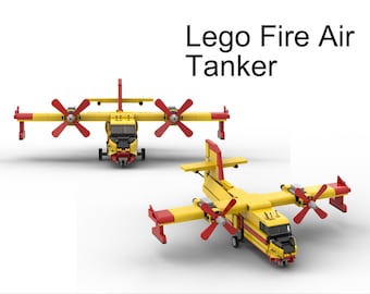 Spersonalizowany zbiornik paliwa Lego Fire Air Tanker (tylko instrukcja cyfrowa)