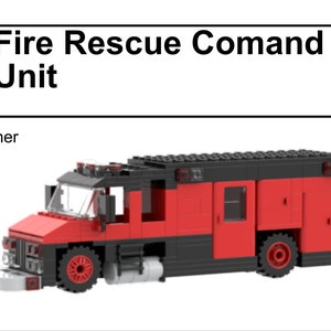Lego Fire Rescue Comand Unit (Instructions Only)
