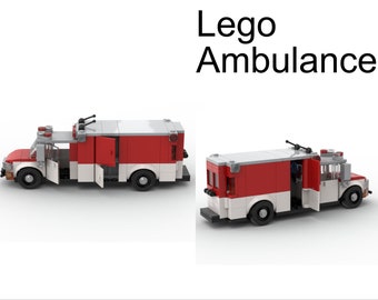 Instrukcja w formacie PDF do samodzielnego złożenia karetki pogotowia Lego (TYLKO INSTRUKCJA)