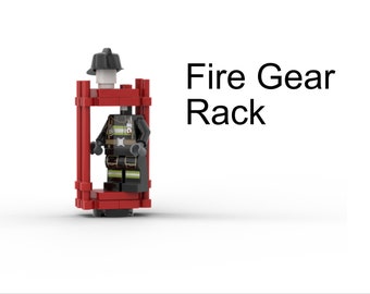 Custom Lego Fire Gear rack (Digital Instructions Only)