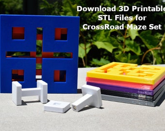 Download 3D Printable STL Files for CrossRoad Maze Set