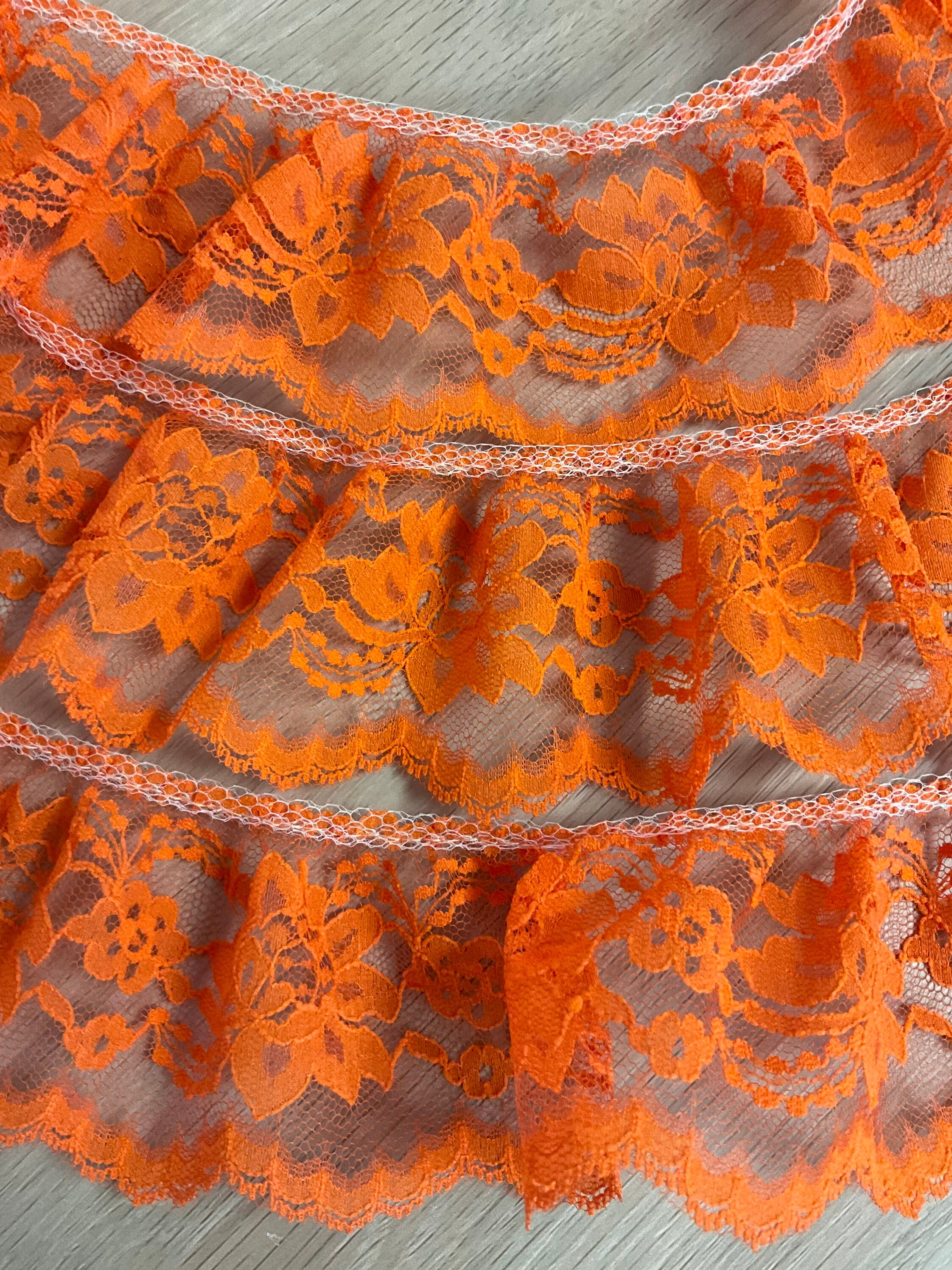 Ruffle lace fabric online