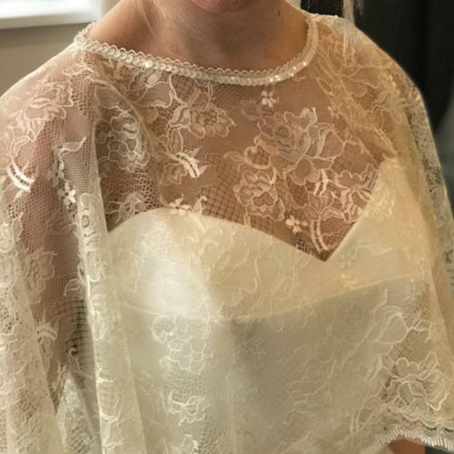 Crystals Bridal Cape Custom Wedding Dress Cape Bridal Cover | Etsy
