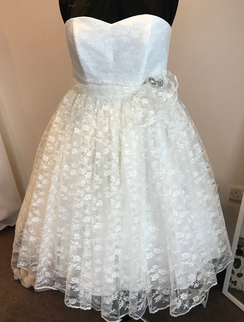 Tea Length Wedding Dresses Size 14