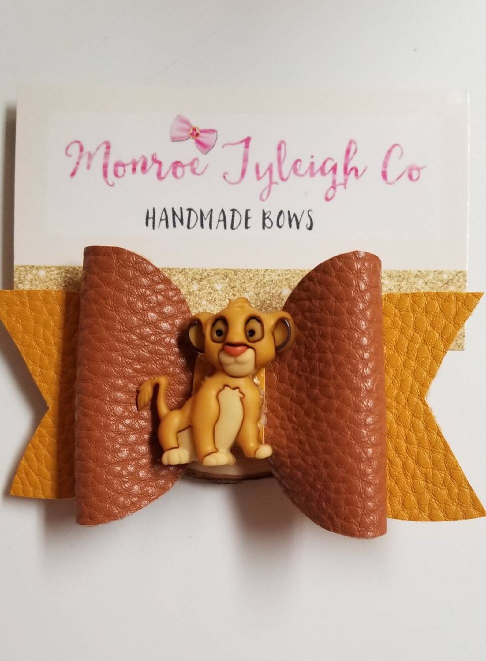 Pumbaa / timon / simba bows / headbands / lion king bows / Etsy