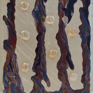 Planet Ikadus Forest sunsets, 8x10 Forest Abstract, Alien Planet,