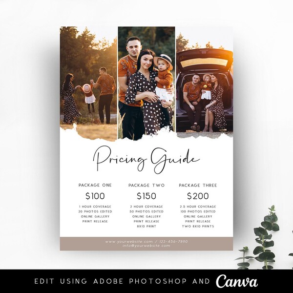 Photography Pricing Etsy