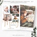 Photo Christmas Card Template, Christmas Card Template, Photoshop Christmas Card Template, Holiday Card Template, PSD Template, 5x7 Card 