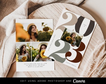 Senior Graduation Template for Photoshop and Canva - GC022