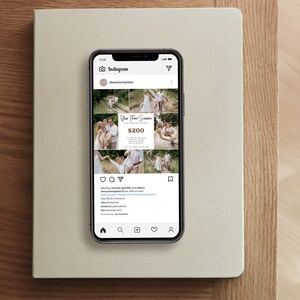 Your Theme Photography Marketing Template, Mini Session Template, Instagram Photography Marketing Board, Social Media Advertisement image 6