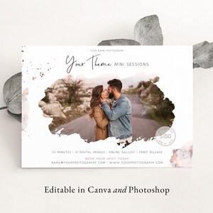 Modello di marketing fotografico, modello moderno per mini sessioni fotografiche di famiglia, modello di pubblicità sui social media per fotografi