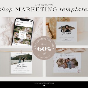 Your Theme Photography Marketing Template, Mini Session Template, Instagram Photography Marketing Board, Social Media Advertisement image 10