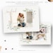 Photo Christmas Card Template, Christmas Card Template, Photoshop Christmas Card Template, Holiday Card Template, PSD Template, 5x7 Card 