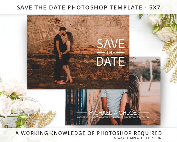 simple save the date template printable save the date save etsy save the date psd template