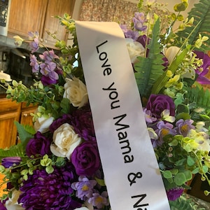 Memorial Silk Floral Arrangement