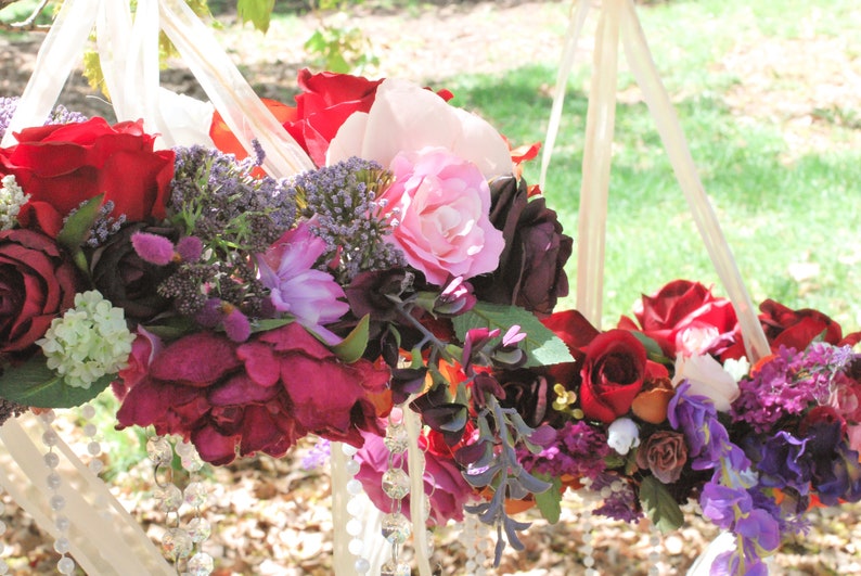 Custom Floral Wedding Chandelier