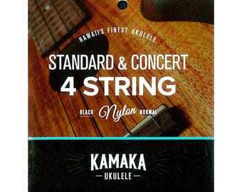 Kamaka S-1 Black Nylon Ukulele Strings